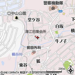 兵庫県神戸市須磨区妙法寺津江田周辺の地図