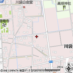 静岡県磐田市川袋570-2周辺の地図