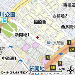 元祖豚丼屋 TONTON 新開地店周辺の地図