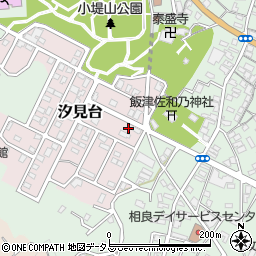 静岡県牧之原市汐見台6-14周辺の地図