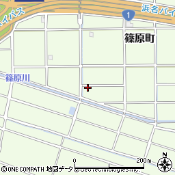 静岡県浜松市中央区篠原町21189周辺の地図