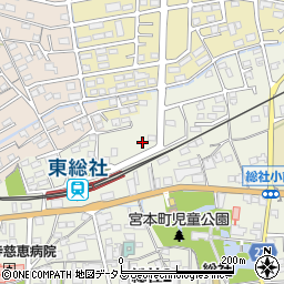 岡山県総社市総社2562周辺の地図