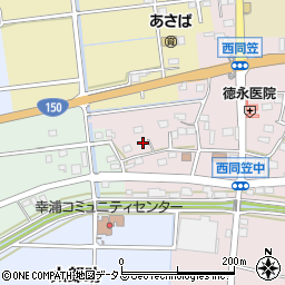 静岡県袋井市西同笠250周辺の地図