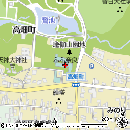 ふふ奈良周辺の地図