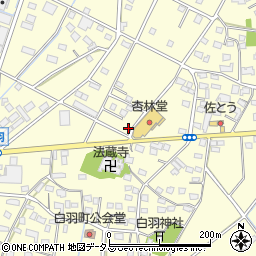 静岡県浜松市中央区白羽町329周辺の地図
