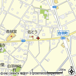 静岡県浜松市中央区白羽町771周辺の地図
