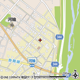 静岡県浜松市中央区河輪町95周辺の地図