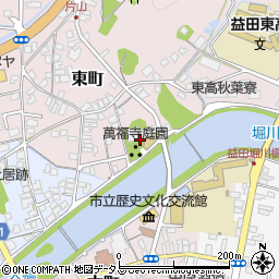 島根県益田市東町25周辺の地図