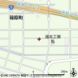 静岡県浜松市中央区篠原町21247周辺の地図