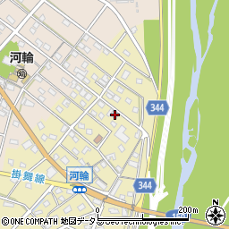 静岡県浜松市中央区河輪町90周辺の地図
