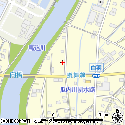 静岡県浜松市中央区白羽町1372周辺の地図