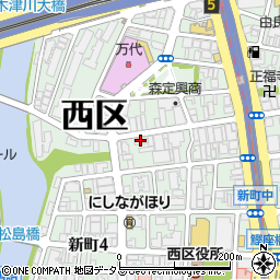 安田株式会社　大阪支店周辺の地図