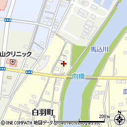 静岡県浜松市中央区白羽町1437周辺の地図
