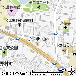 三重県津市久居野村町494-13周辺の地図