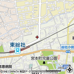 岡山県総社市総社2561周辺の地図