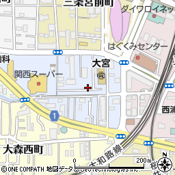 奈良県奈良市三条大宮町2-33周辺の地図