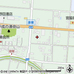 静岡県袋井市湊885周辺の地図