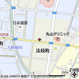 静岡県浜松市中央区法枝町219周辺の地図