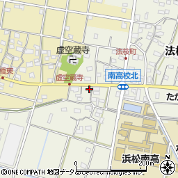 静岡県浜松市中央区法枝町594周辺の地図