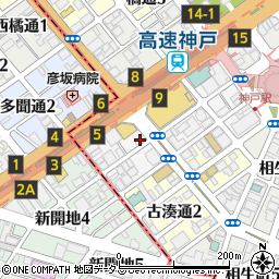 シャトー神戸周辺の地図