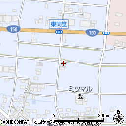 静岡県袋井市東同笠314周辺の地図