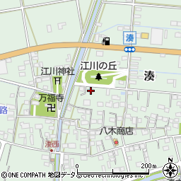 静岡県袋井市湊213周辺の地図