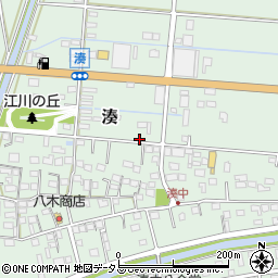 静岡県袋井市湊310周辺の地図