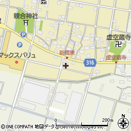 静岡県浜松市中央区新橋町1362周辺の地図