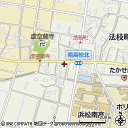 静岡県浜松市中央区法枝町604周辺の地図