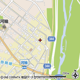 静岡県浜松市中央区河輪町43周辺の地図