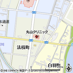 静岡県浜松市中央区法枝町222周辺の地図