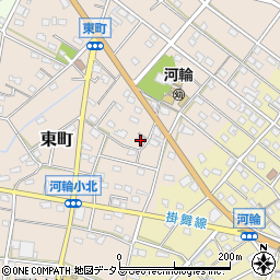 静岡県浜松市中央区東町356周辺の地図