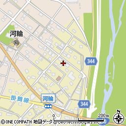 静岡県浜松市中央区河輪町93周辺の地図