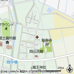 静岡県磐田市岡316周辺の地図