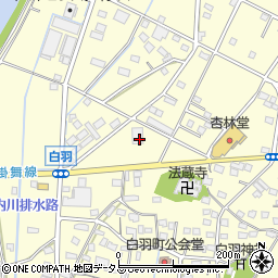 静岡県浜松市中央区白羽町319周辺の地図