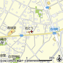 静岡県浜松市中央区白羽町768周辺の地図
