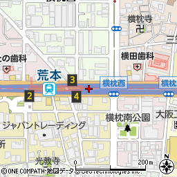 大阪府東大阪市横枕西13周辺の地図