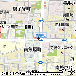 ＧＳパーク奈良馬場町駐車場周辺の地図