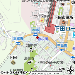 福西青果店周辺の地図