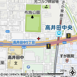 株式会社今井硝子店　東大阪営業所周辺の地図
