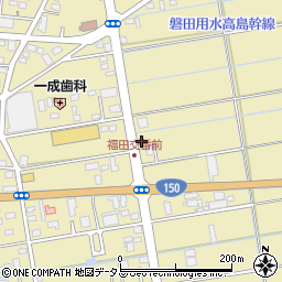 磐田警察署福田交番周辺の地図