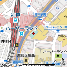 ホテルクラウンパレス神戸駐車場周辺の地図