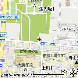 大阪文化財研究所周辺の地図