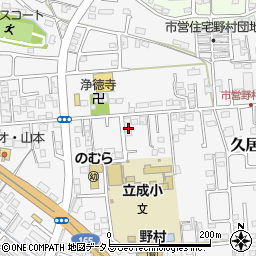三重県津市久居野村町559-3周辺の地図