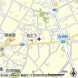 静岡県浜松市中央区白羽町766周辺の地図