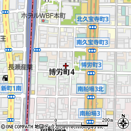 大阪府大阪市中央区博労町4丁目4周辺の地図