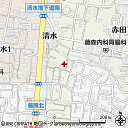岡山県岡山市中区赤田40周辺の地図