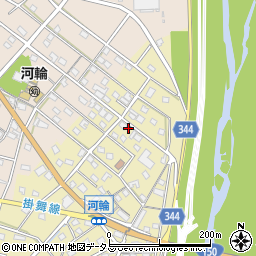 静岡県浜松市中央区河輪町94周辺の地図