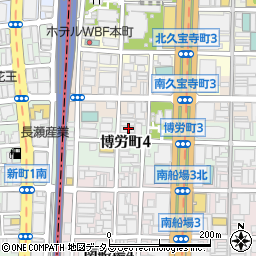 大阪府大阪市中央区博労町4丁目4-11周辺の地図