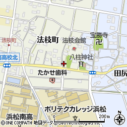 静岡県浜松市中央区法枝町470周辺の地図